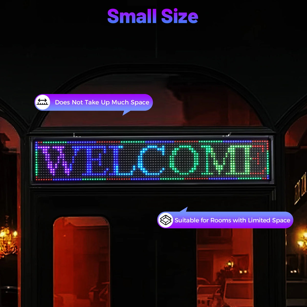 Led Scrolling Sign Board Programmable Digital Advertising Display
