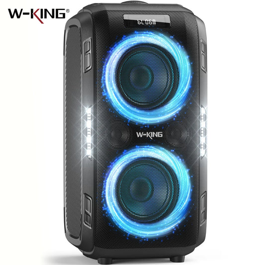 W-King 250W Peak Bluetooth Party Speaker V5.3 Loud 120dB