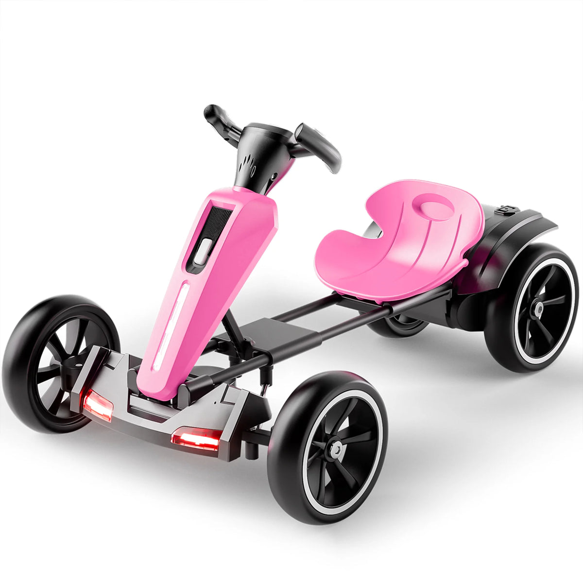 12V Electric Kids Pedal Go Kart With Adjustable Seat And Non Slip EVA Wheels