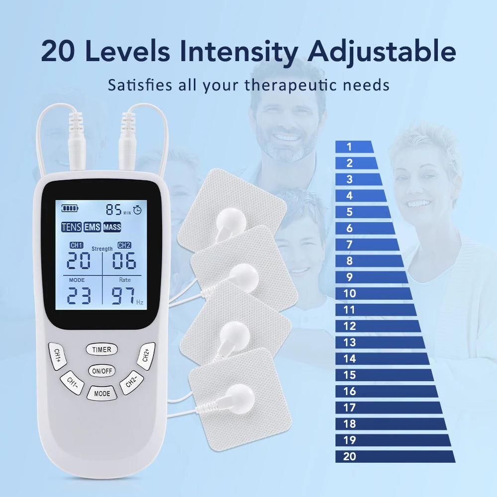 Hailicare 36 Modes EMS TENS Muscle Stimulator Body Massage