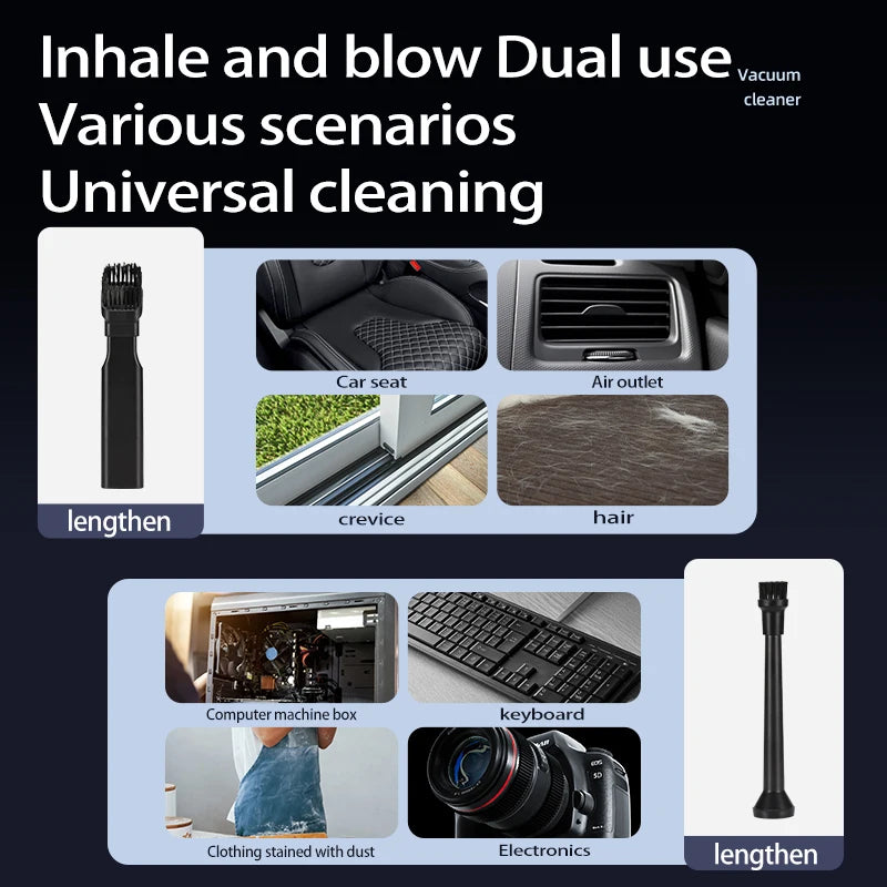 TREKNEXER Wireless Car Vacuum Cleaner With Strong Suction