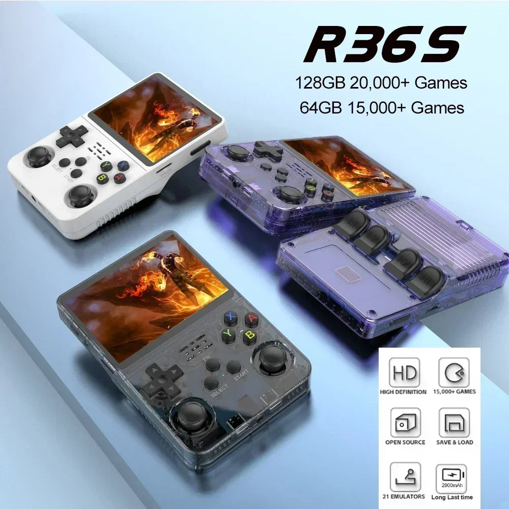 BOYHOM 256GB Retro Handheld Console Linux Gaming System