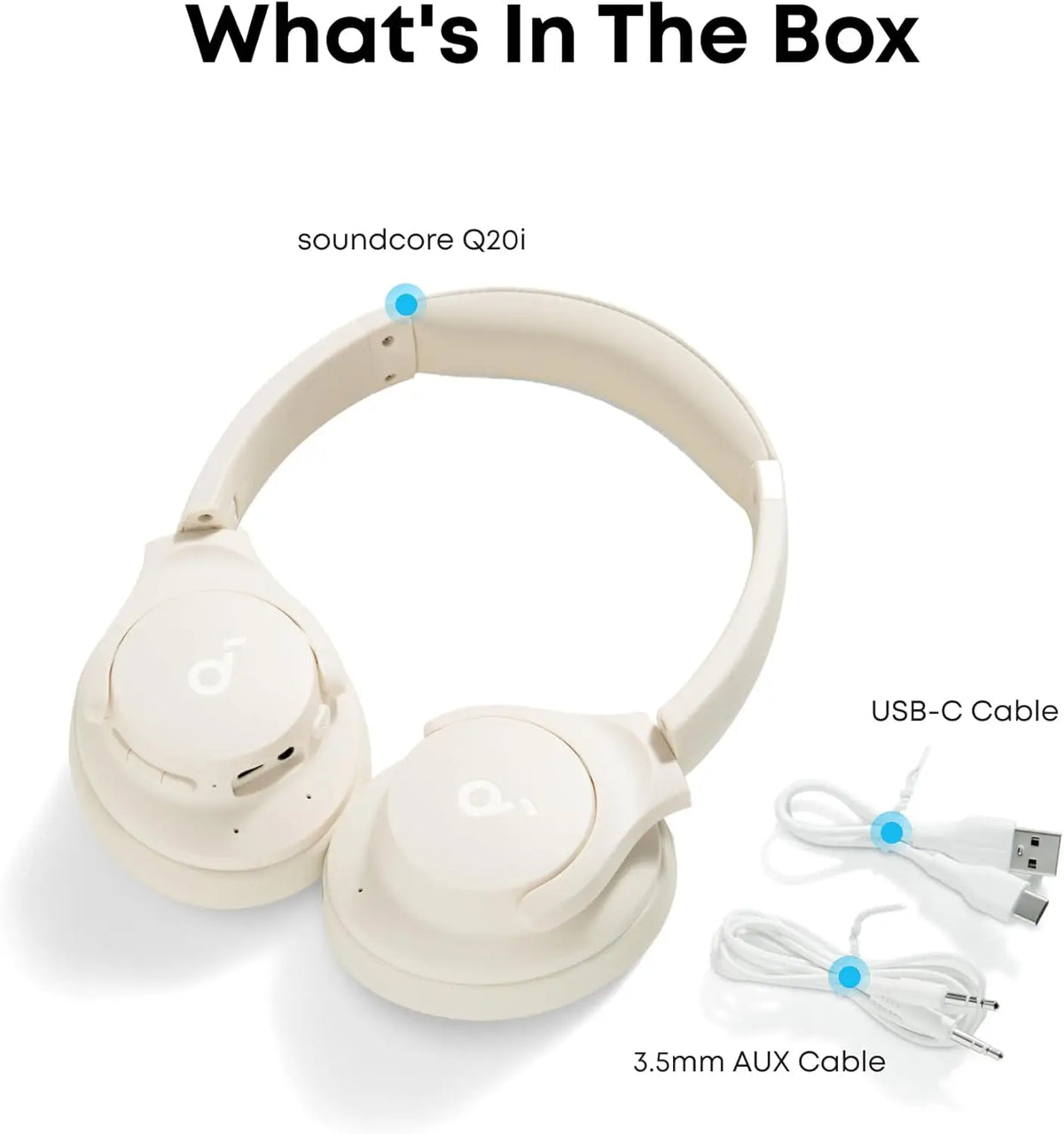 Soundcore by Anker Q20i Hybrid Active Noise Cancelling Headphones