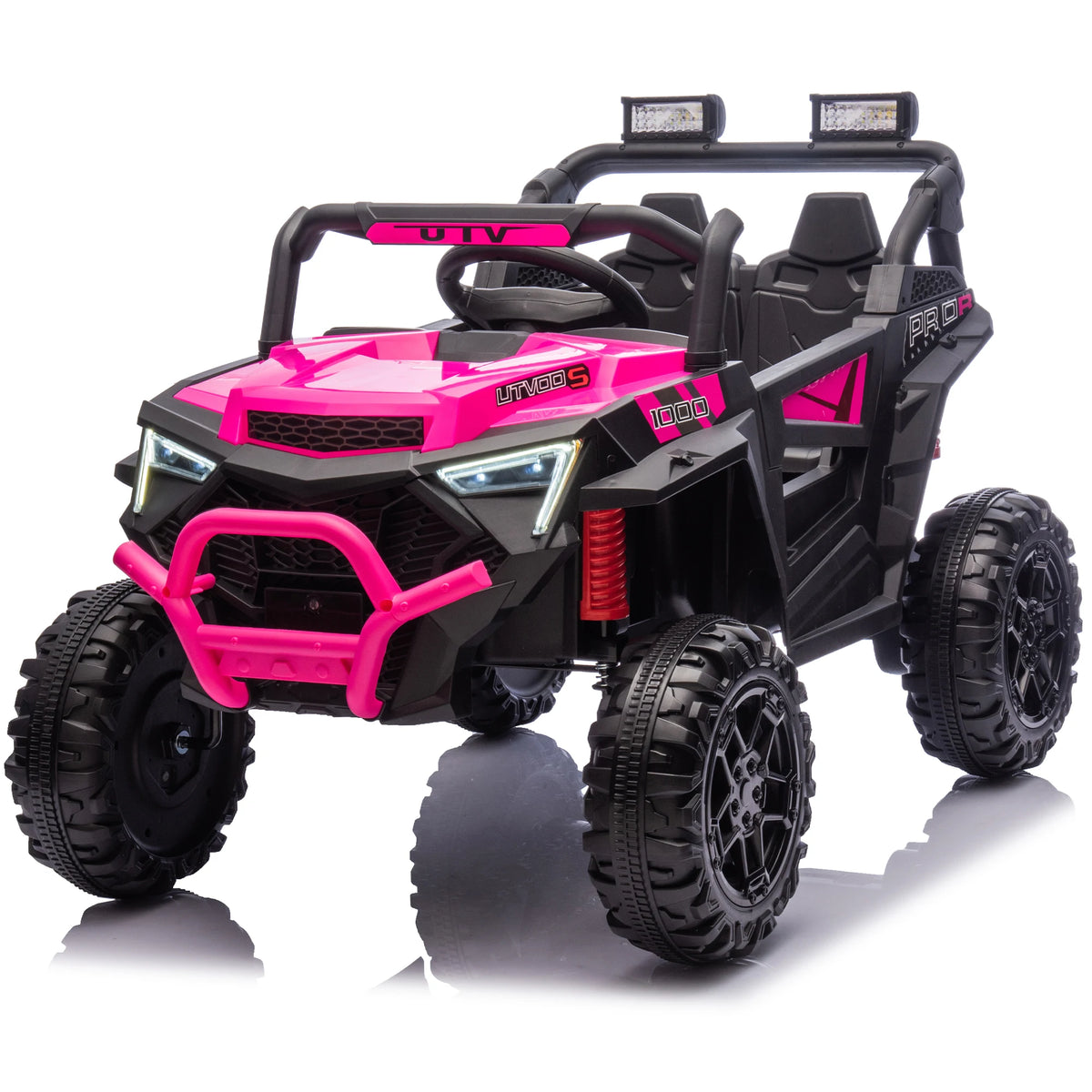 24V 400W Kids Ride On UTV With Parent Remote Bluetooth Music LED Lights