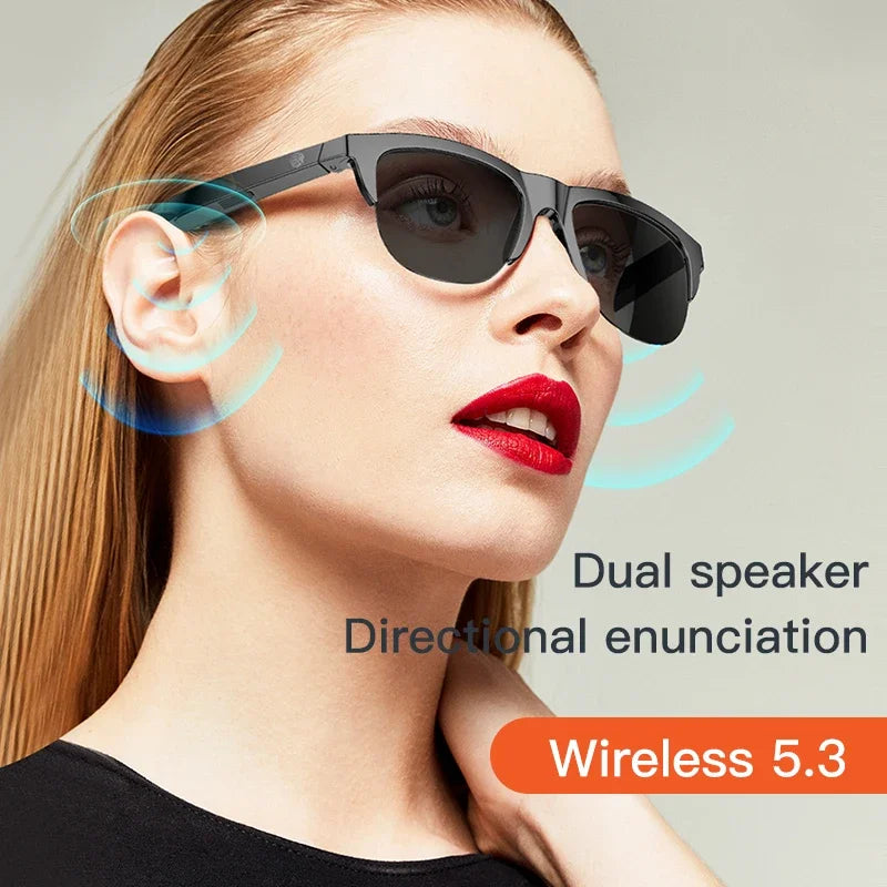 Smart Bluetooth 5.3 Sunglasses With Calls And Music UV Protection