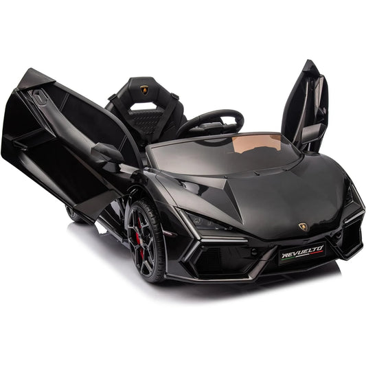 HiMISS Ride On Car For Kids Headlights Bluetooth Music Remote