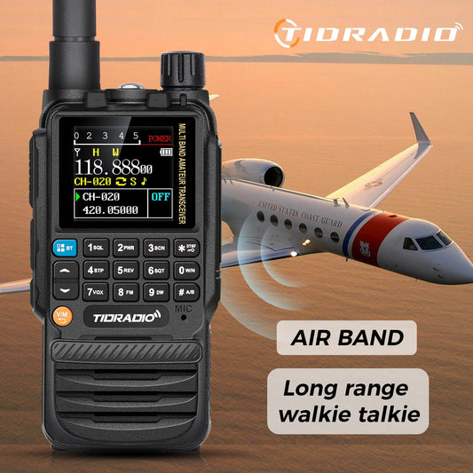 TIDRADIO H3 Walkie Talkie With App Wireless Programming USB C Cable
