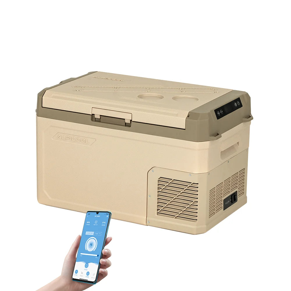 Alpicool GE30 Portable Car Refrigerator 12V 24V DC 100-240V AC