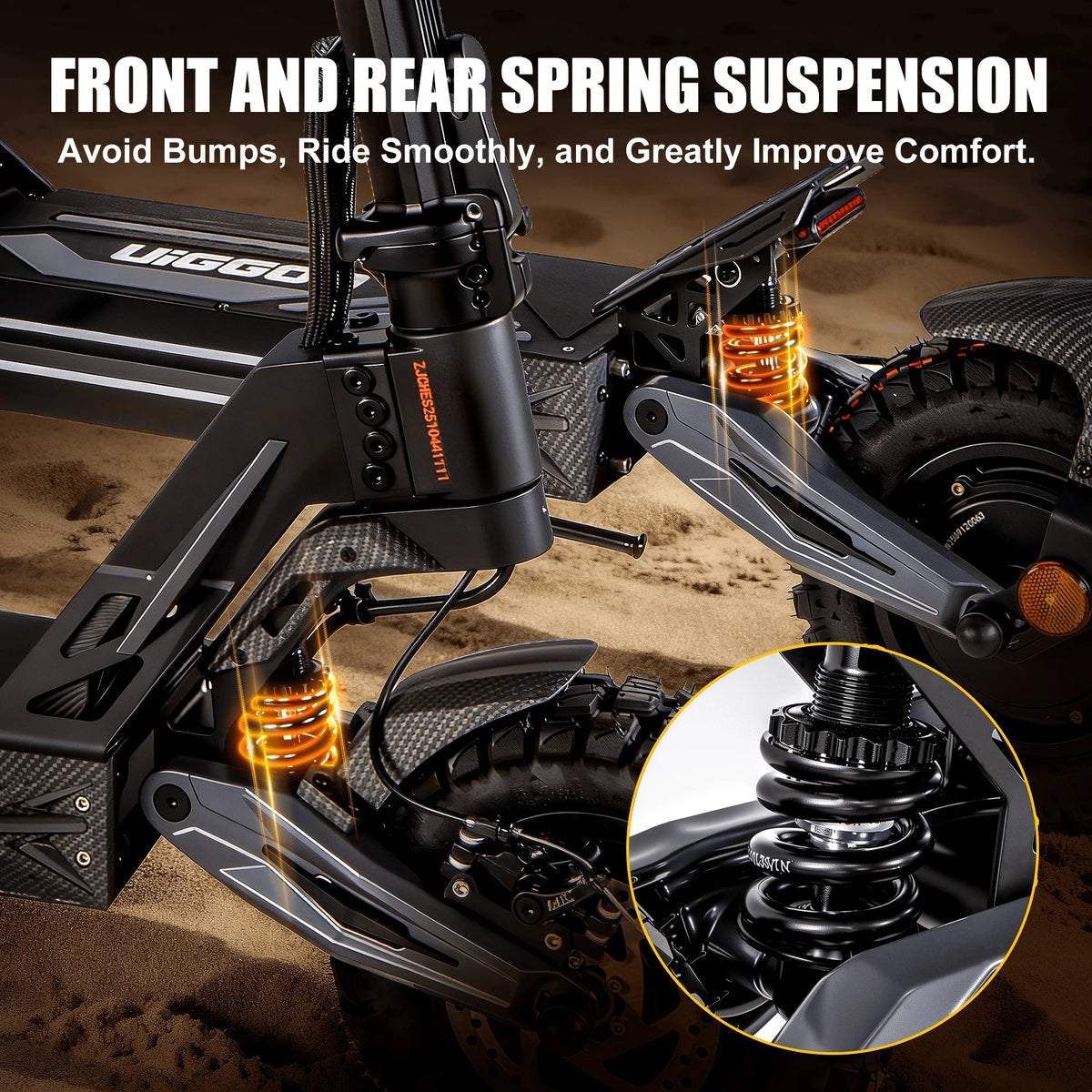 EOEOTWO Dual 4000W Electric Scooter Off Road 60V 27Ah