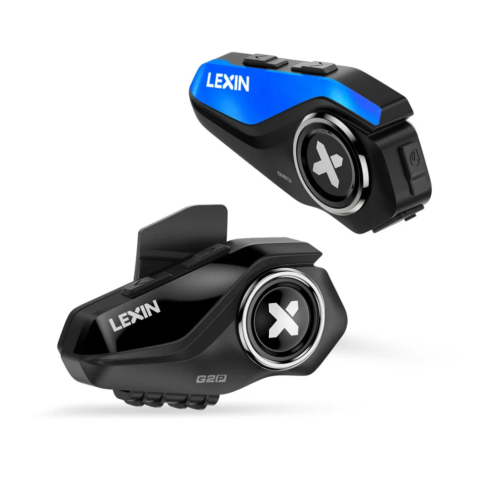 Lexin G2P Dual Helmet Intercoms Bluetooth 5.0 6 Riders