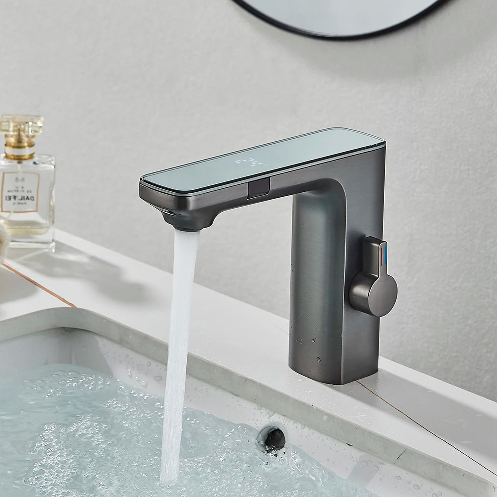 Uythner Smart Sensor Basin Faucet With Digital Display