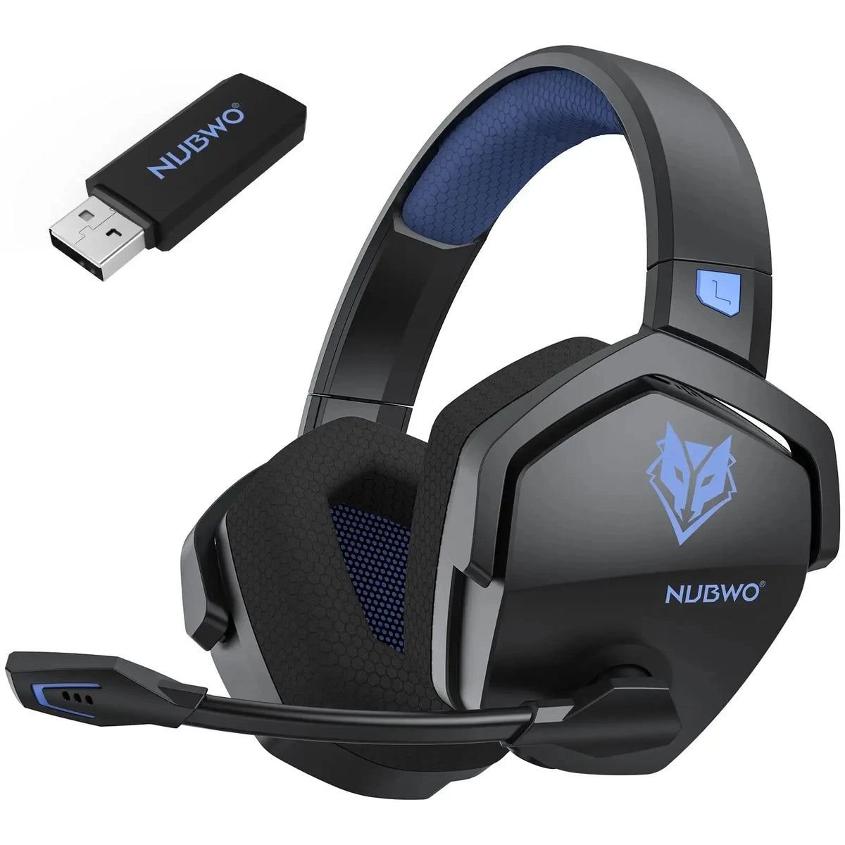 NUBWO G06 Wireless Gaming Headset Low Latency 7.1 Surround Sound