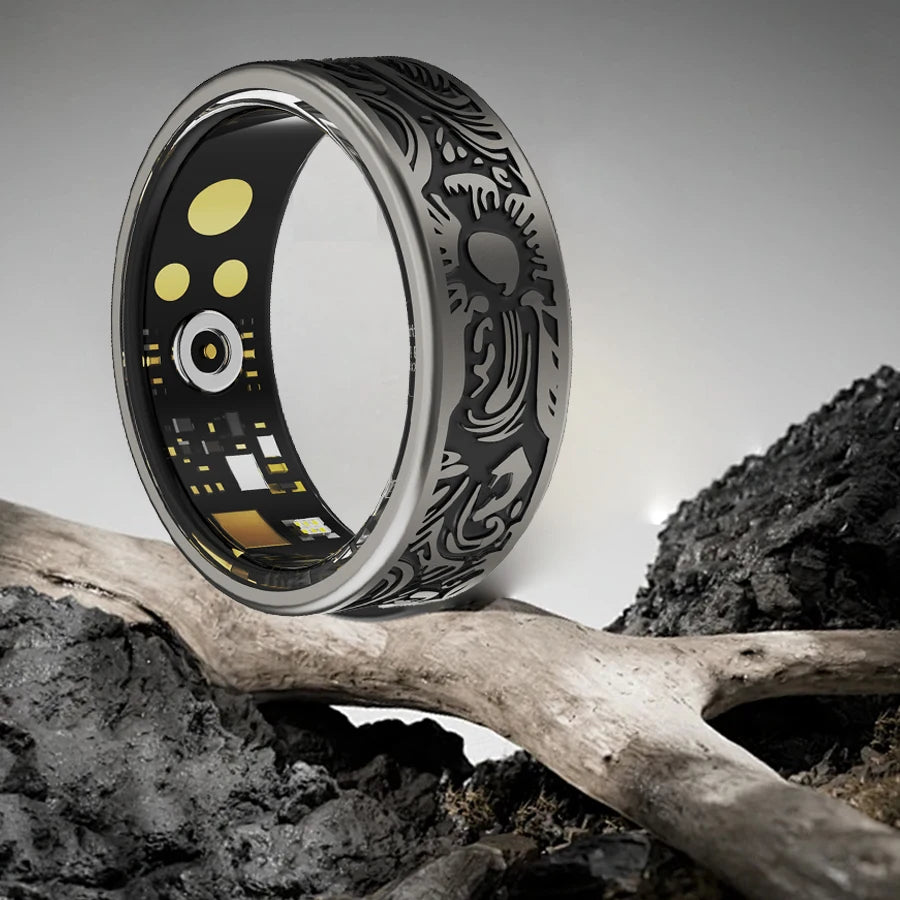 Smart Ring Fitness Tracker With Sleep Monitor And 20 Exercise Modes