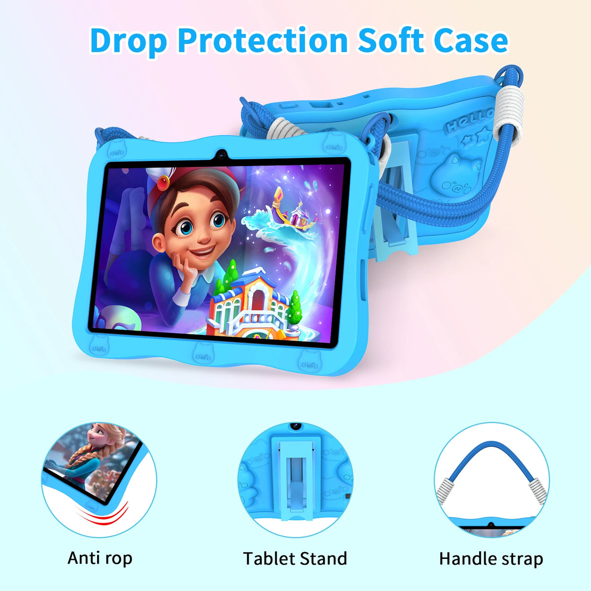 PRITOM Kids Tablet With Parental Controls Android 13