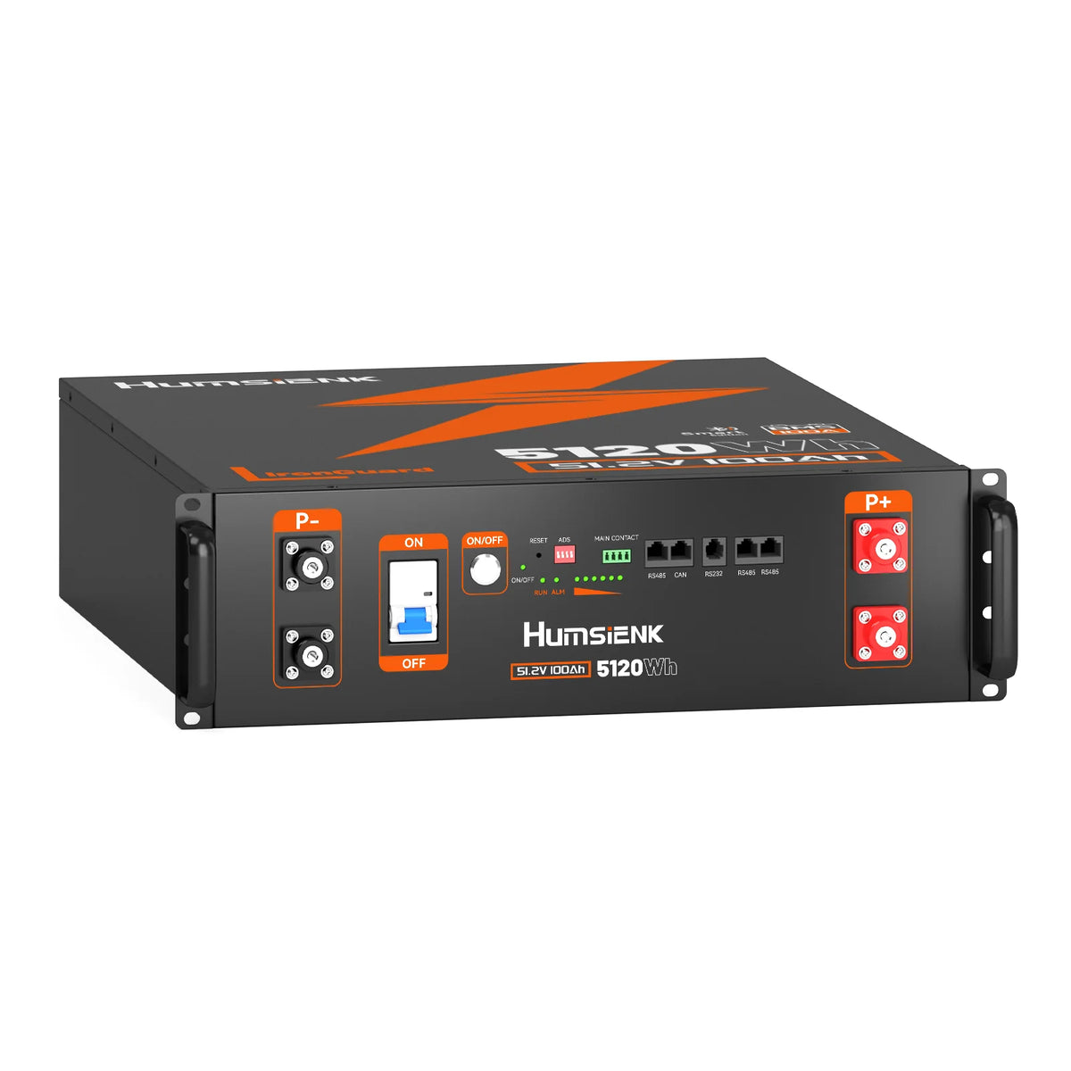 Humsienk 48V 100Ah LiFePO4 Battery Bluetooth BMS For RV