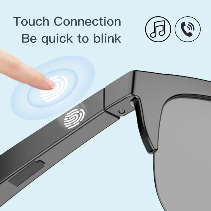 Smart Bluetooth 5.3 Sunglasses With Calls And Music UV Protection