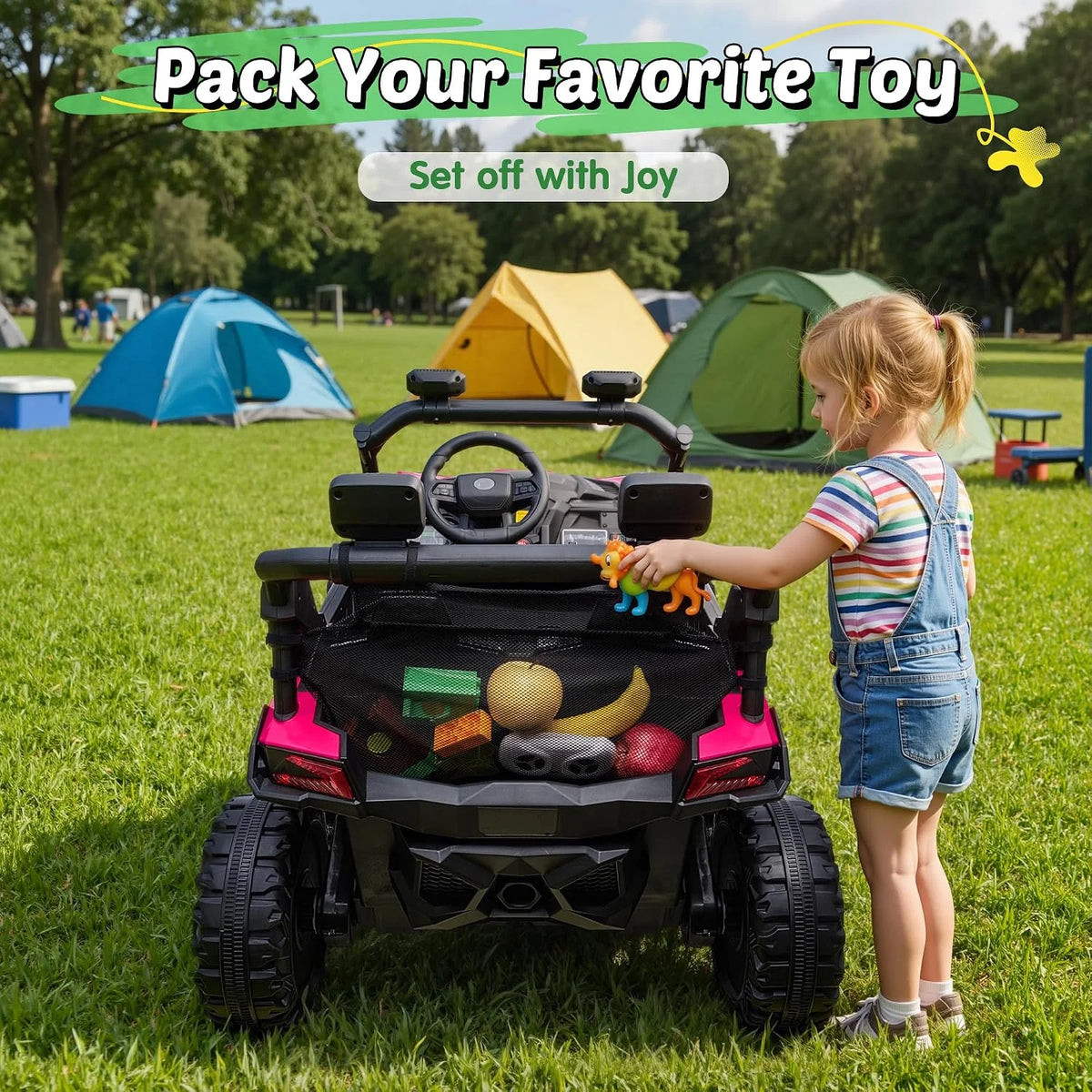 Joyracer 24V 4WD Kids Ride On UTV Off-Road Electric Buggy
