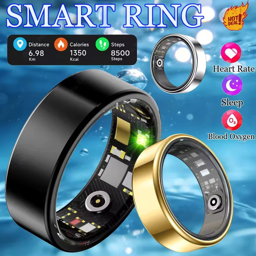 Smart Ring R09 Health Monitor Waterproof With Heart Rate Tracking