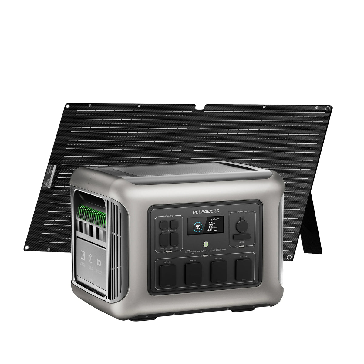 ALLPOWERS R2500 Portable Power Station 2500W 2016Wh LiFePO4 Solar Generator