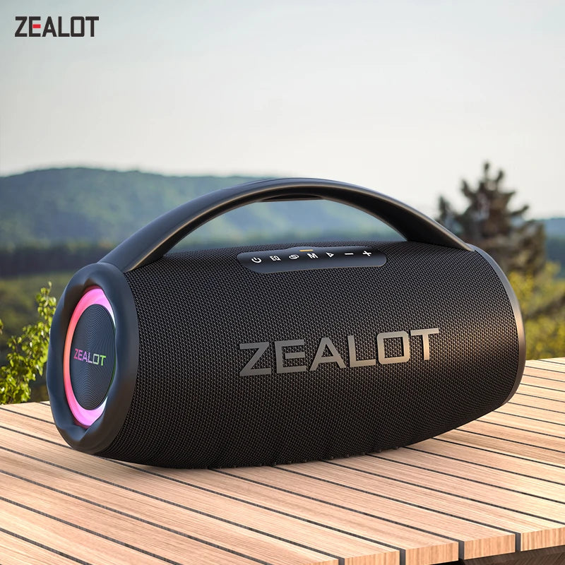 ZEALOT S97 80W Bluetooth Speaker Waterproof Subwoofer With TWS FM