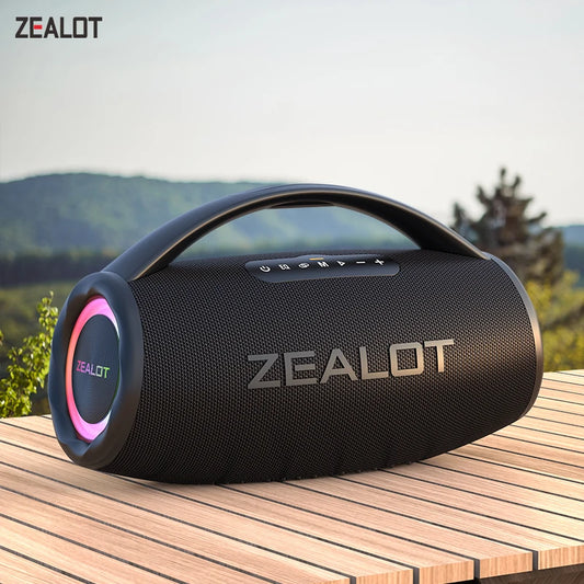 ZEALOT S97 80W Bluetooth Speaker Waterproof Subwoofer With TWS FM