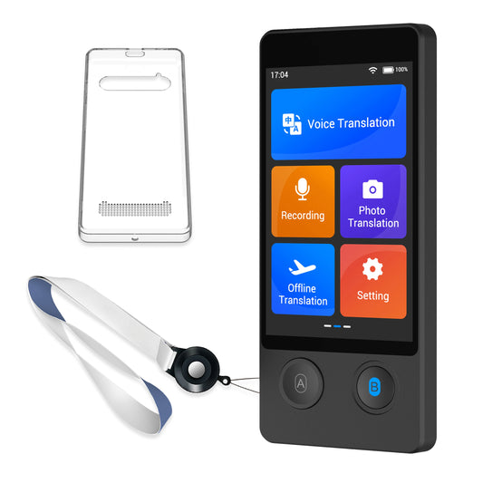 Wooask W12 Translator Two-Way Real-Time Voice Translation Device 144 Languages