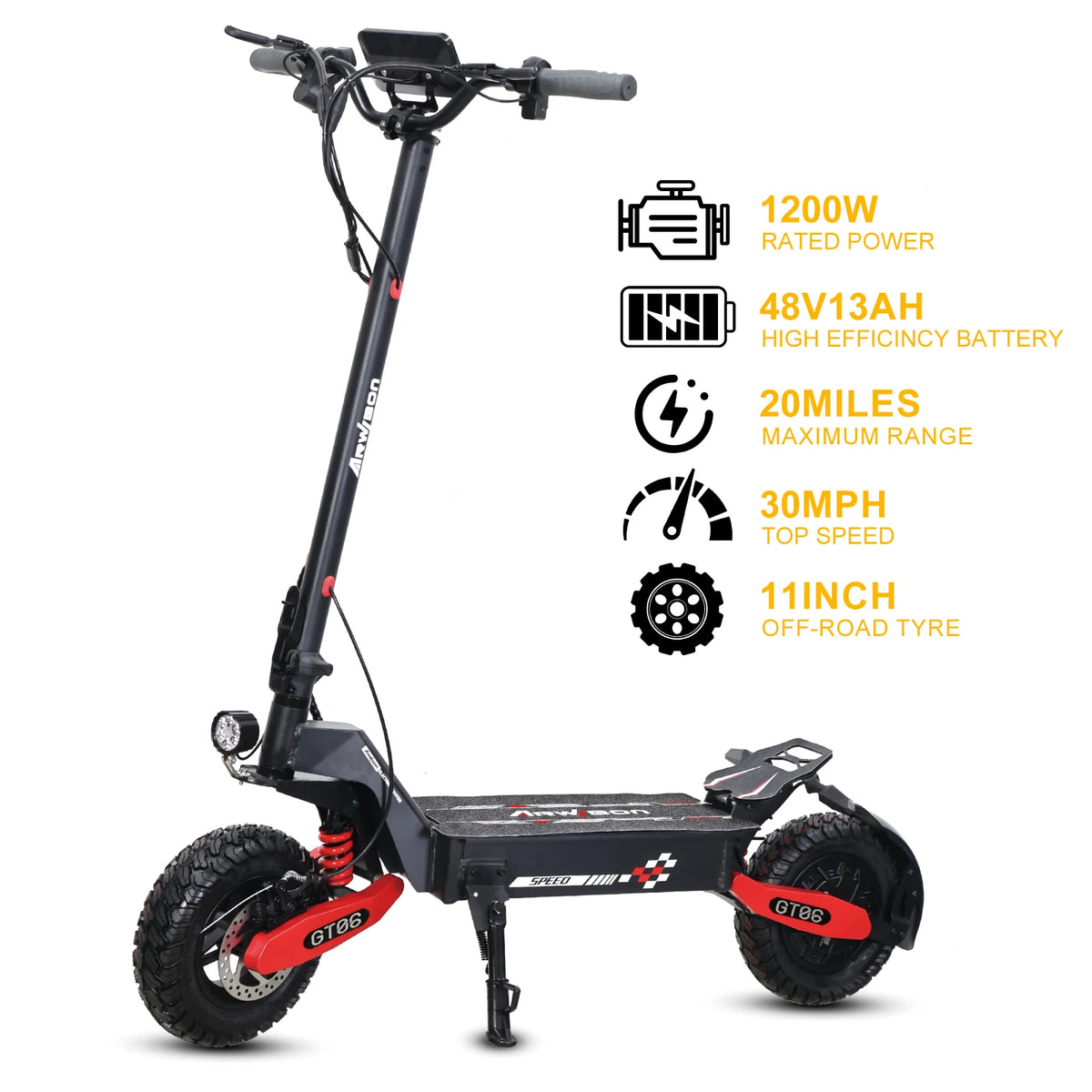 EOEOTWO Dual 4000W Electric Scooter Off Road 60V 27Ah
