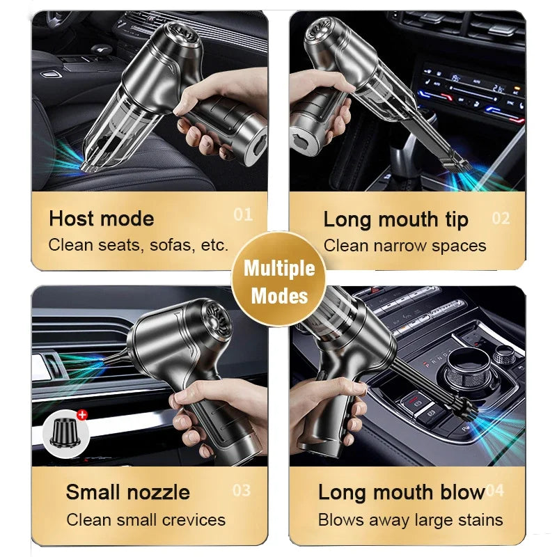 EAFC Brushless Cordless Car Vacuum Cleaner Handheld Dual Use