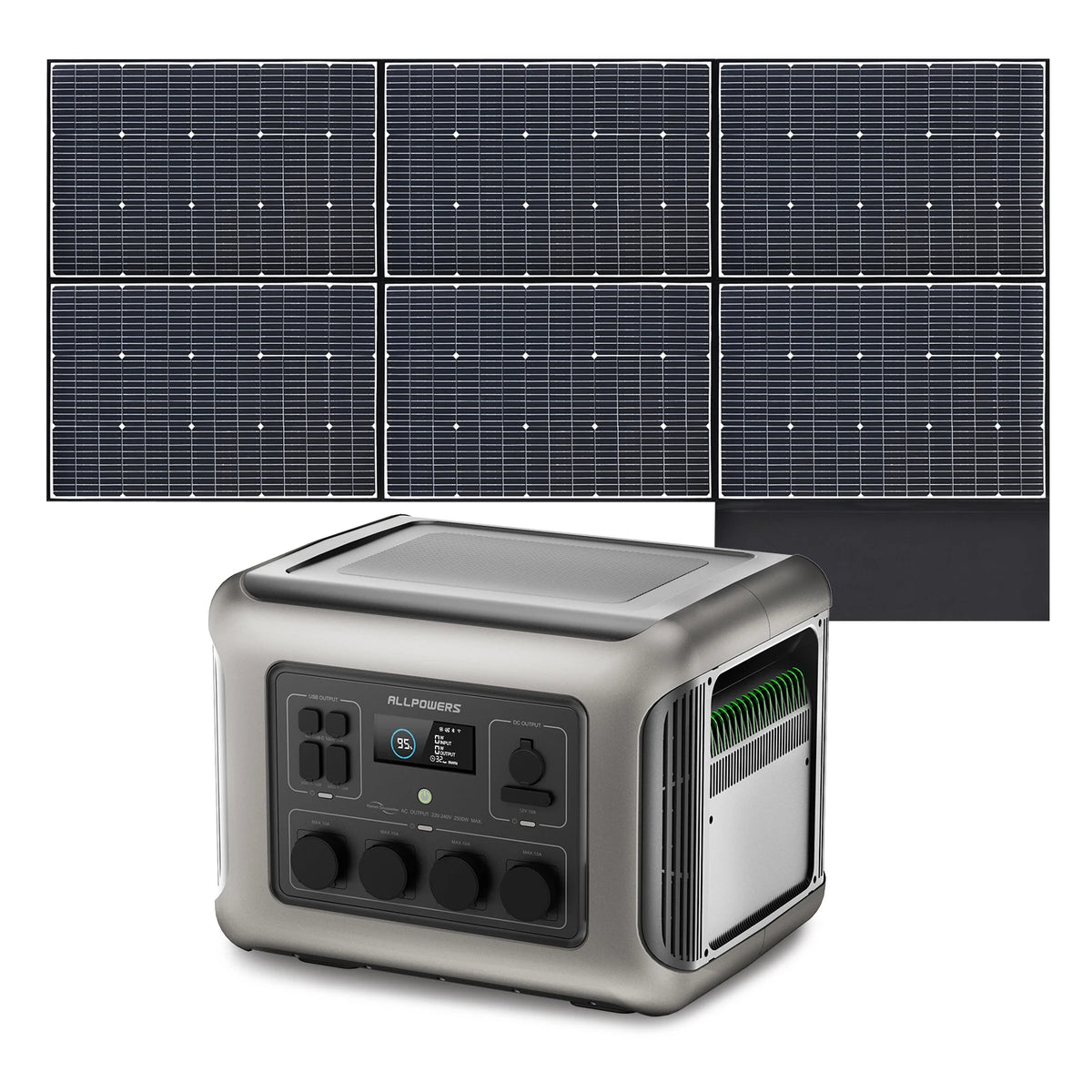 ALLPOWERS R2500 Portable Power Station 2500W 2016Wh LiFePO4 Solar Generator