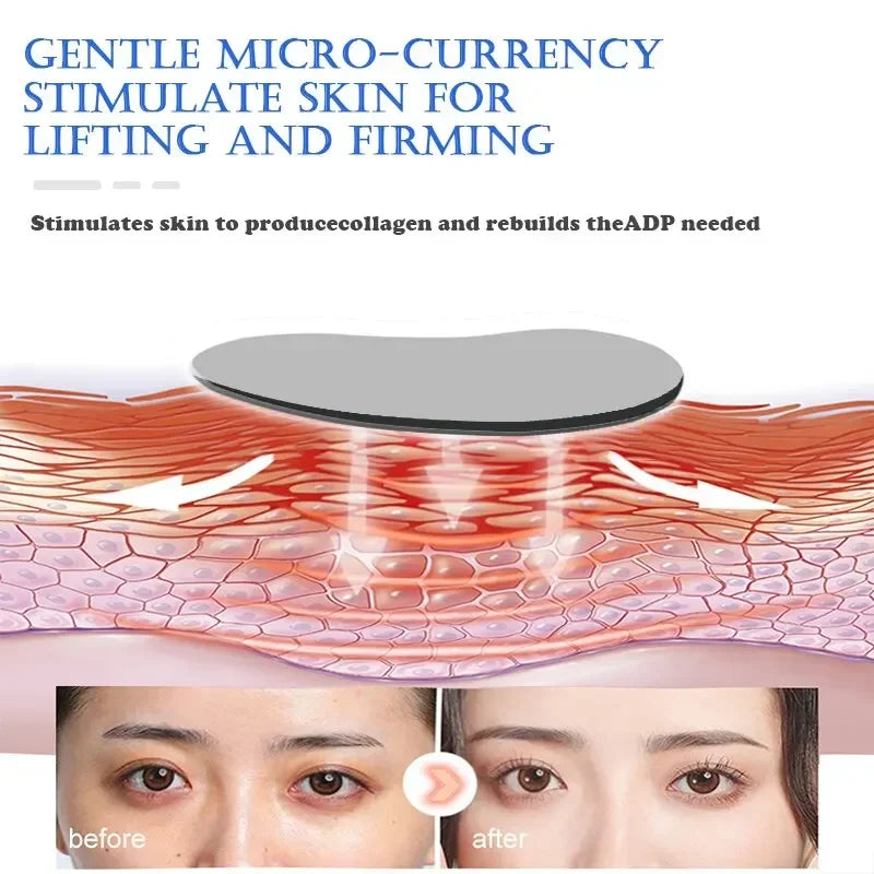 EMS Facial Massager Microcurrent Eye Lift Device For Dark Circles