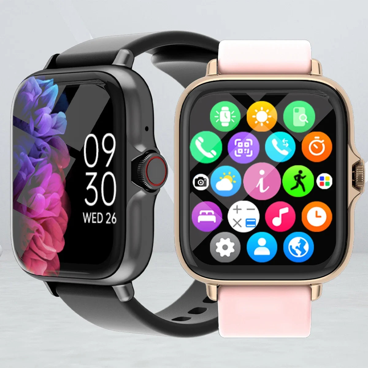 Smartwatch With Sleep Monitoring Pedometer And Alerts For iPhone Android