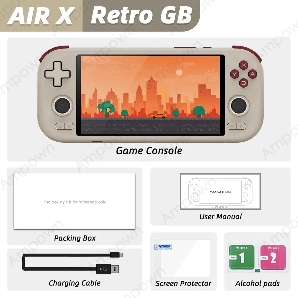MANGMI AIR X Handheld Game Console Snapdragon 662 Android 14