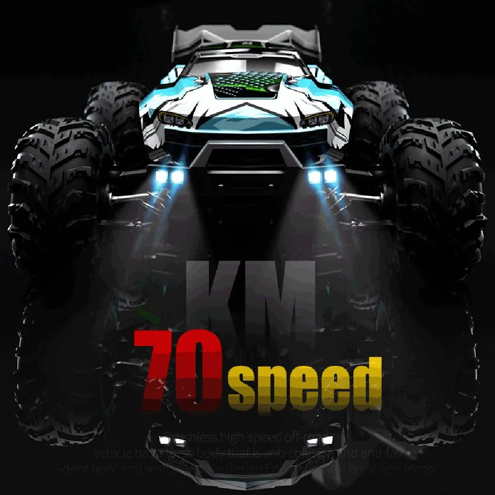 Teeggi High Speed RC Car 4WD LED Off-Road Monster Truck