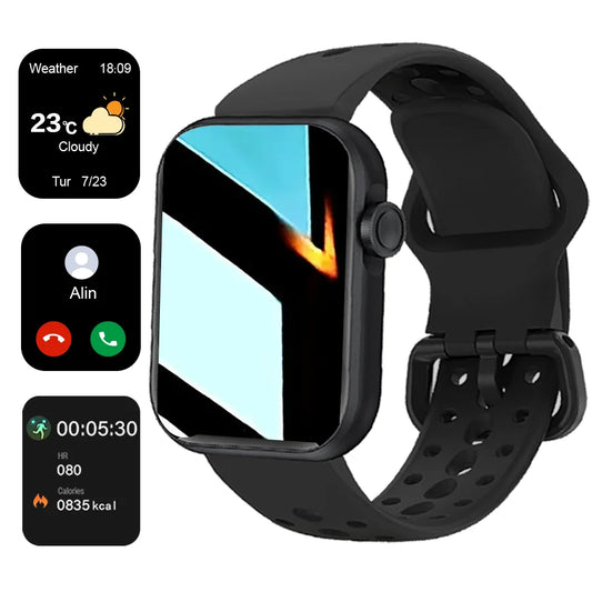 Anyloop Smartwatch Fitness Tracker With Calls 120 Sports Modes