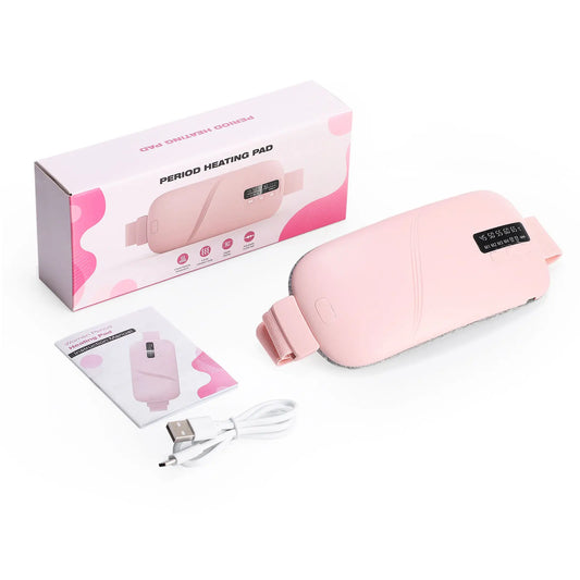 PASTSKY 5 Modes Heating Vibration Waist Massager Belt For Cramps