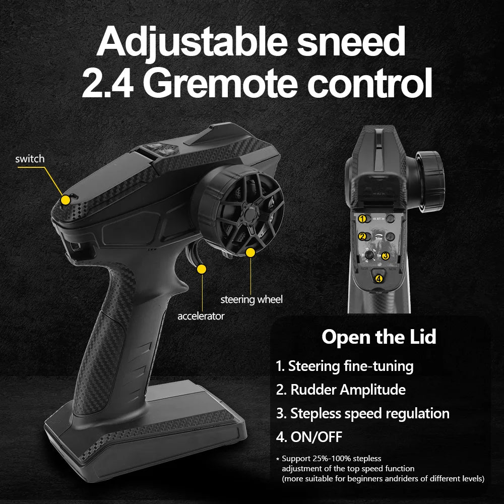 Jiusi 1:14 High Speed RC Off Road Car 4WD Brushless