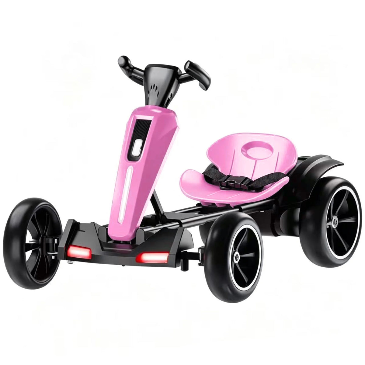 12V Electric Kids Pedal Go Kart With Adjustable Seat And Non Slip EVA Wheels