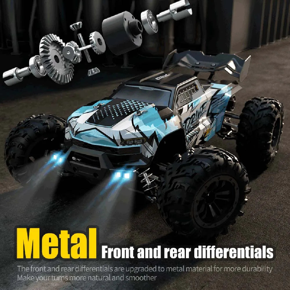 Teeggi High Speed RC Car 4WD LED Off-Road Monster Truck
