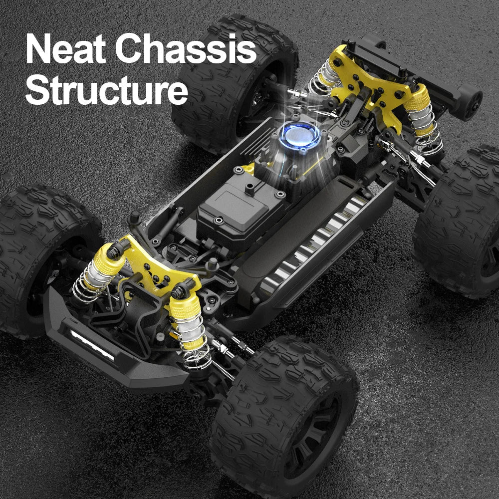 JIUSI Brushless MT14R RC Car 80kmh 4WD Racing Truck