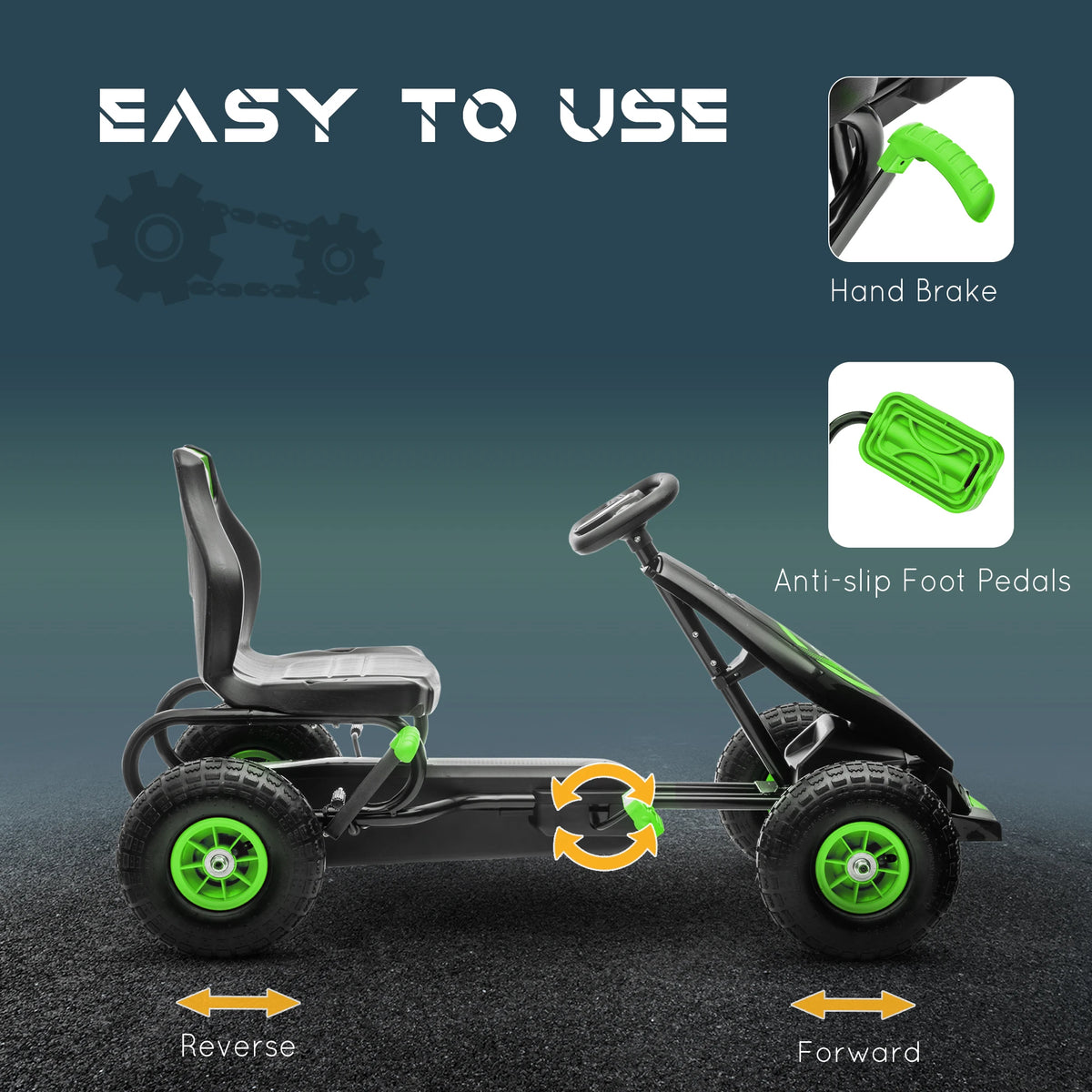 Kids Electric Go Kart Suspension With Anti Slip Wheels And Safety Belt