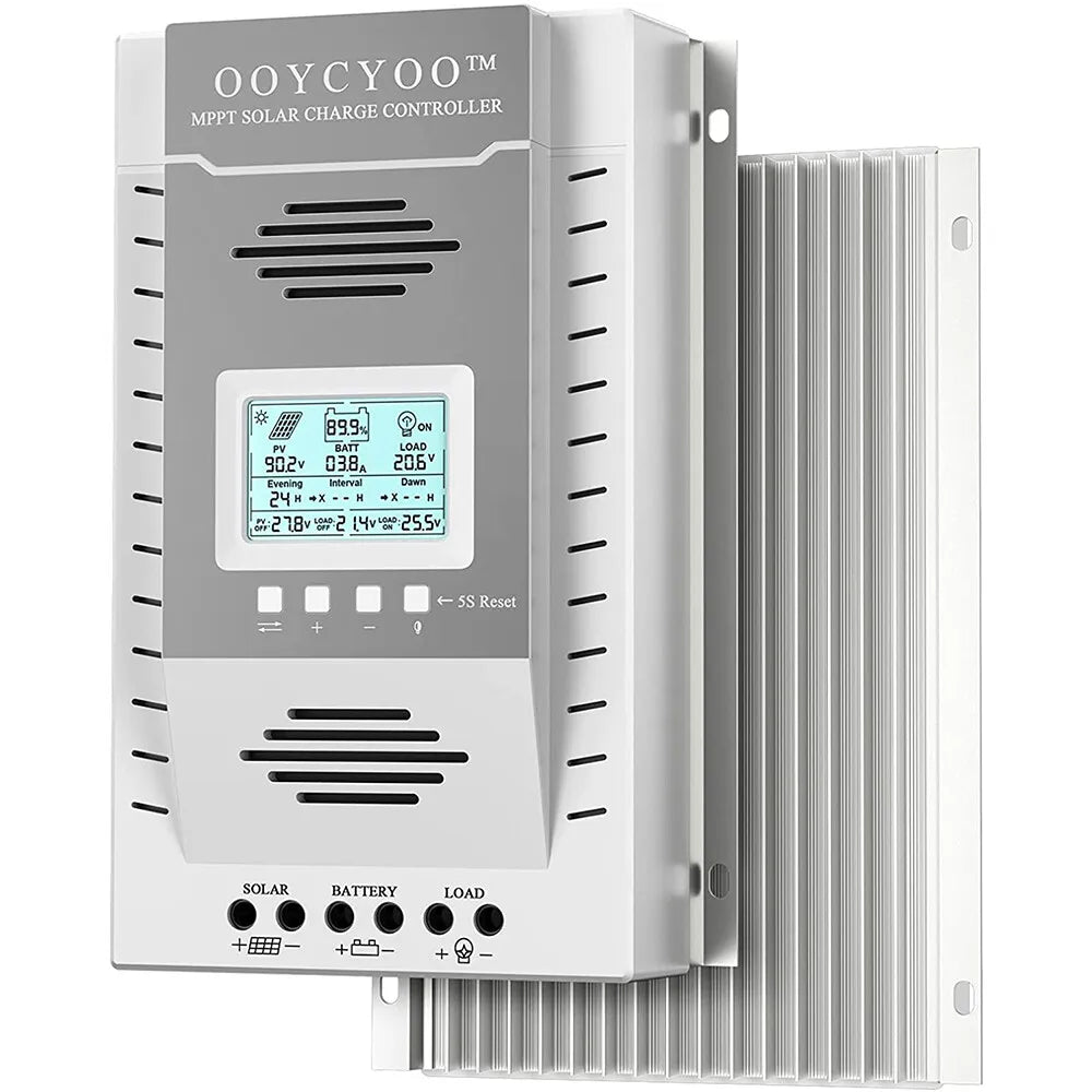 OOYCYOO MPPT Charge Controller 100A 12V24V Auto Regulator