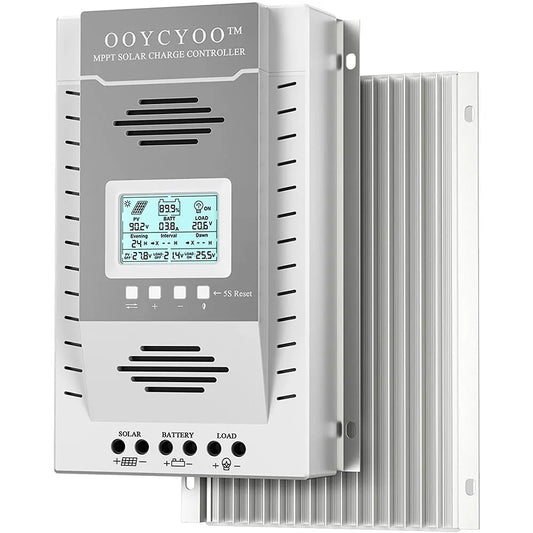 OOYCYOO MPPT Charge Controller 100A 12V24V Auto Regulator