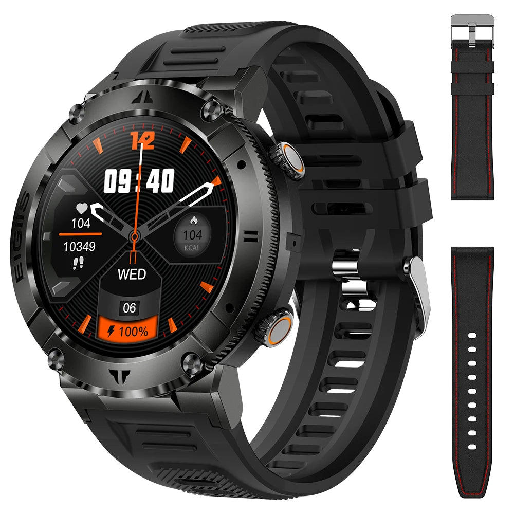 LaNikar Waterproof Smart Watch TFT Display Bluetooth Call Blood Pressure