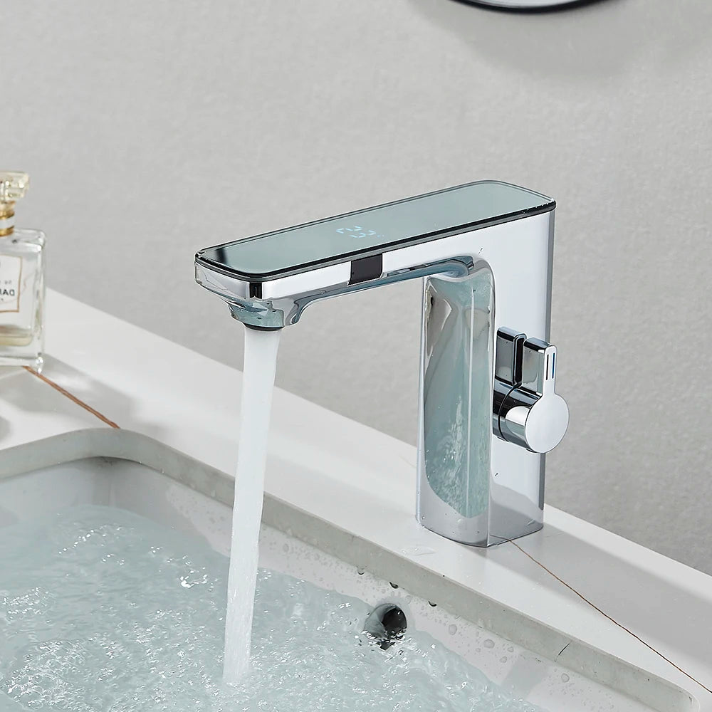 Uythner Smart Sensor Basin Faucet With Digital Display