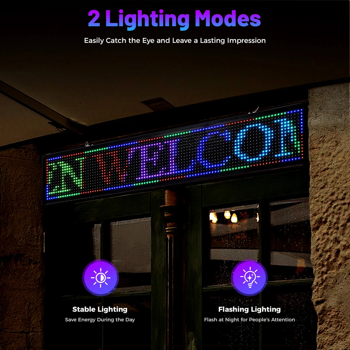 Led Scrolling Sign Board Programmable Digital Advertising Display