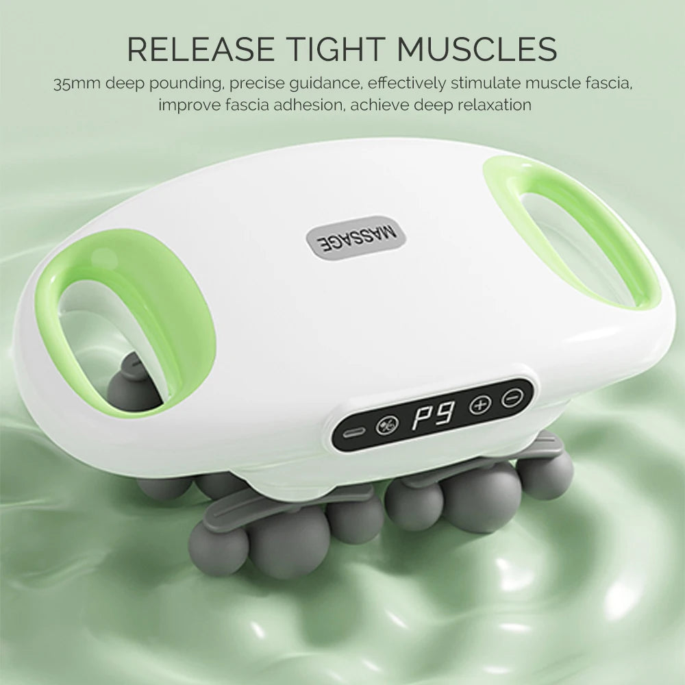 Foreverlily 18-Head Fascia Gun High Frequency Massager Red Light