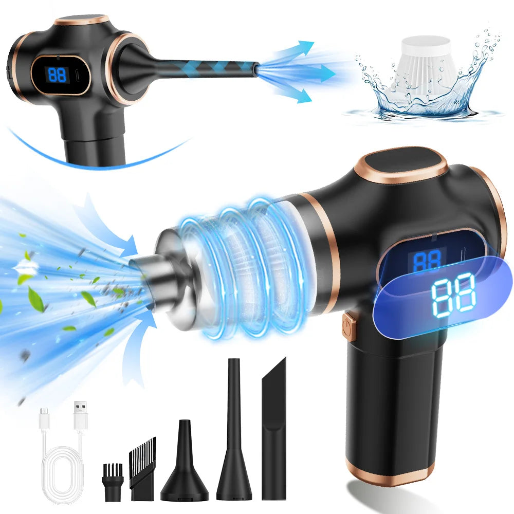 ABS Wireless Car Vacuum Cleaner High Power Portable