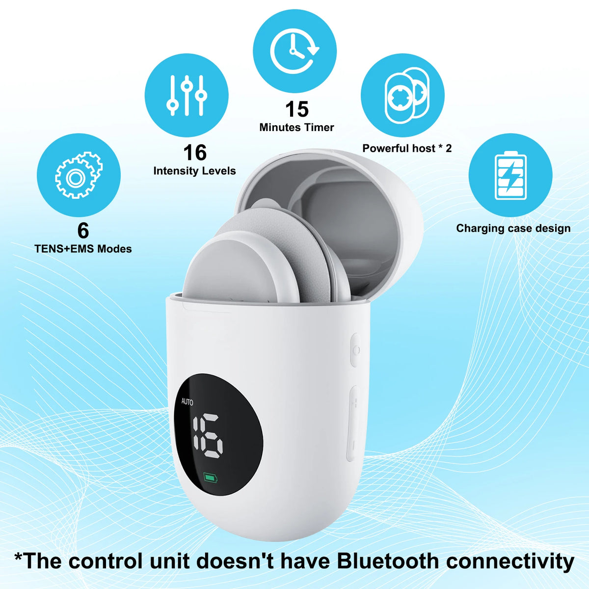 MASGRE Wireless TENS EMS Unit With Pads For Muscle Stimulation