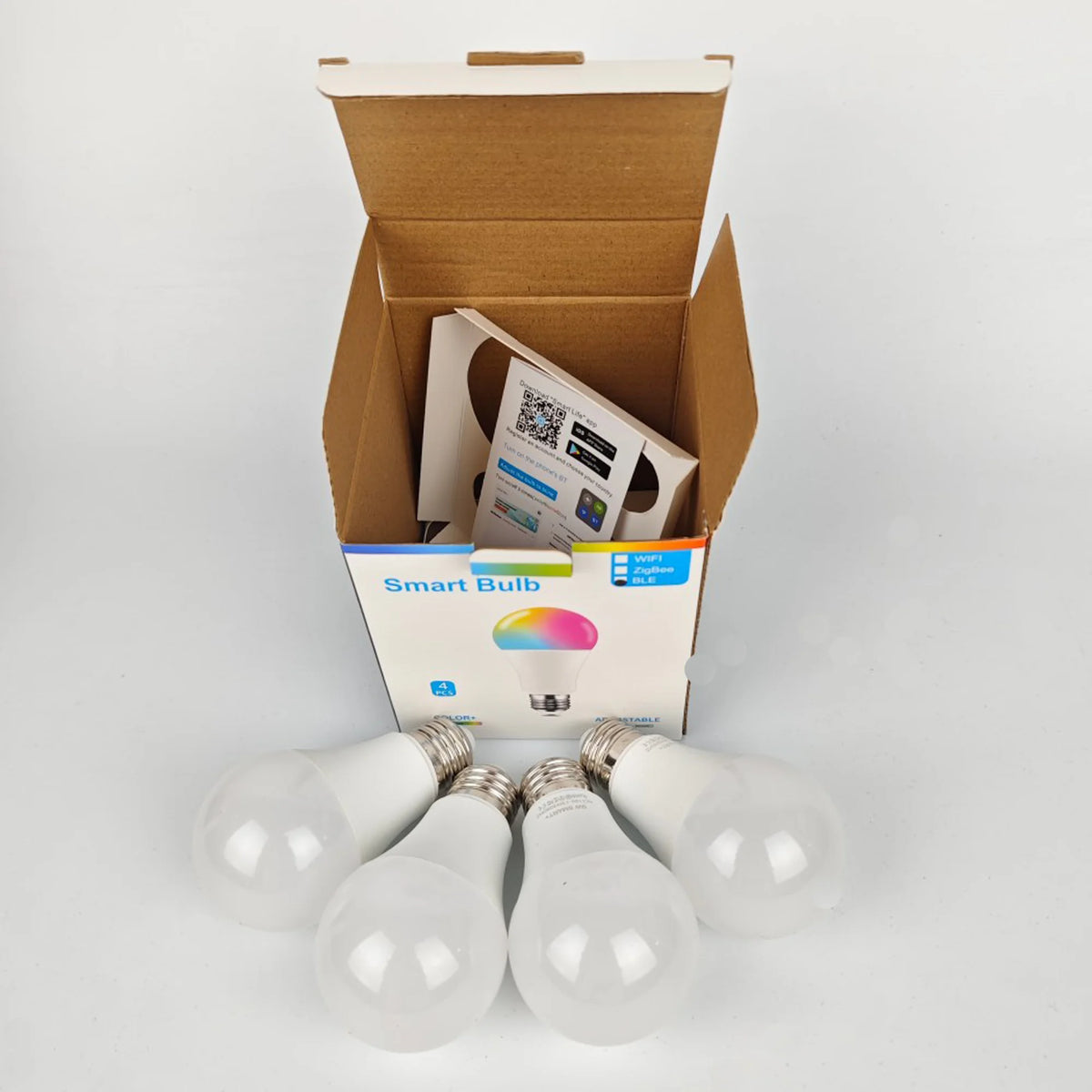 Smeileas RGBCW Smart Bulbs with Music Sync and App Control