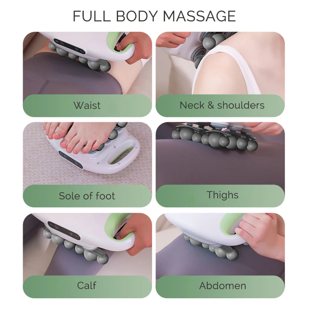 Foreverlily 18-Head Fascia Gun High Frequency Massager Red Light